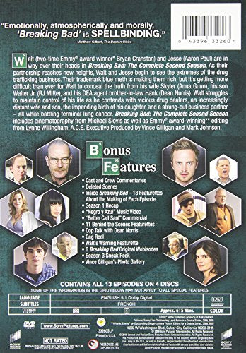 Breaking Bad: The Complete Second Season - DVD