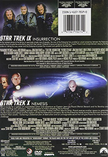 Star Trek Ix: Insurrection / Star Trek X: Nemesis - DVD (Used)