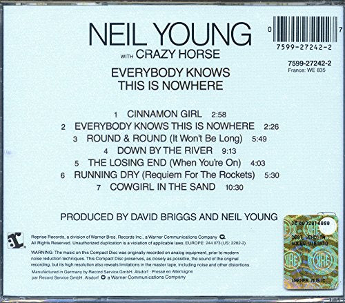 Neil Young / Everybody Knows This Is Nowhere - CD (Used)