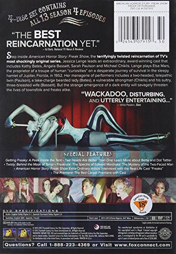 American Horror Story : Freak Show / L'intégrale de la quatrième saison - DVD (Occasion)