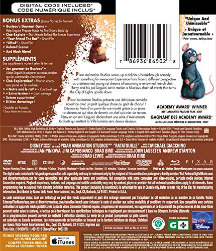 RATATOUILLE [Blu-ray] (Bilingual)