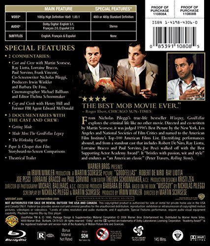Goodfellas - Blu-Ray (Used)