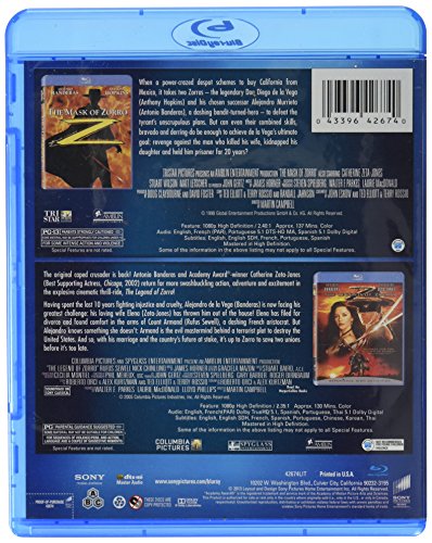 The Mask of Zorro / The Legend of Zorro (Double Feature) [Blu-ray]