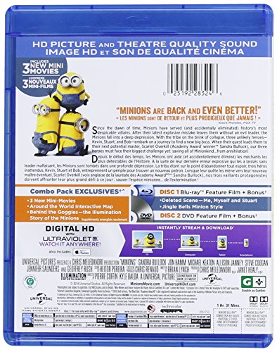 Minions - Blu-Ray/DVD (Used)