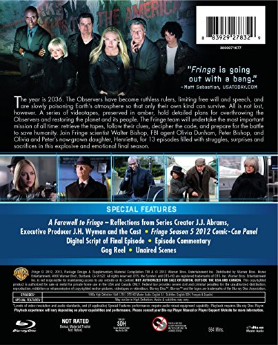 Fringe : La cinquième saison complète [Blu-ray]