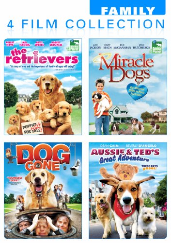 Family 4 film collection (The Retrievers / Miracle Dogs / Dog Gone / Aussie & Ted's Great Adventure) [Import]