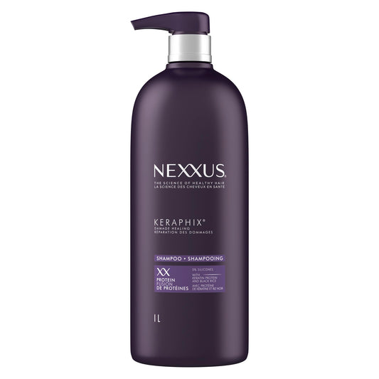 Nexxus Keraphix Damage Healing Shampoo with ProteinFusion Pump, 1L 🍁 All In One Marketplace Canada