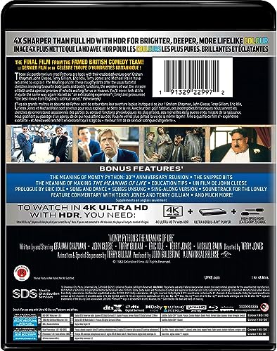 Monty Python's The Meaning of Life - 4K/Blu-ray