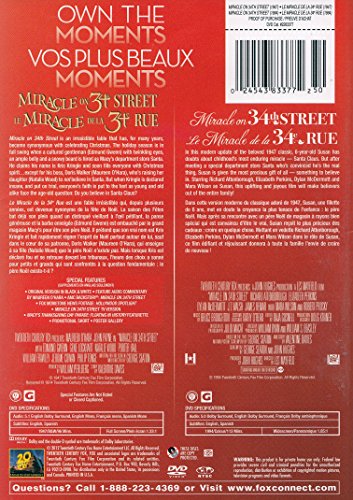 Miracle On 34th Street (1947) + Miracle On 34th Street (1997 ) - DVD