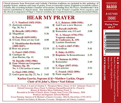 Hear My Prayer: Hymns & Anthem