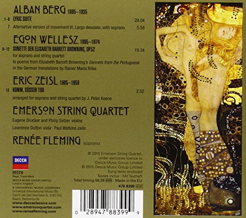 Berg: Lyric Suite / Wellesz: Sonnets By Elizabeth Barrett Browning