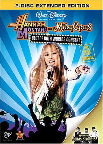 Hannah Montana and Miley Cyrus: The Best of Both Worlds Concert: The 3-D Movie (2-Disc Extended Edition) - DVD (Used)