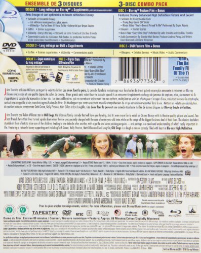 Les deux font la pere / Old Dogs (Bilingual) [Blu-ray + DVD + Digital Copy]