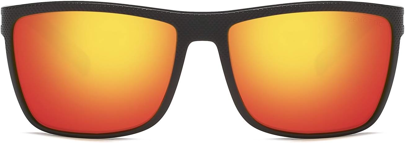 ZENOTTIC Polarized Sunglasses for Men – Lightweight TR90 Frame, UV400, Square
