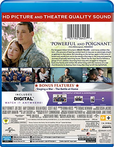 Thank You For Your Service [Blu-ray] (Sous-titres français)
