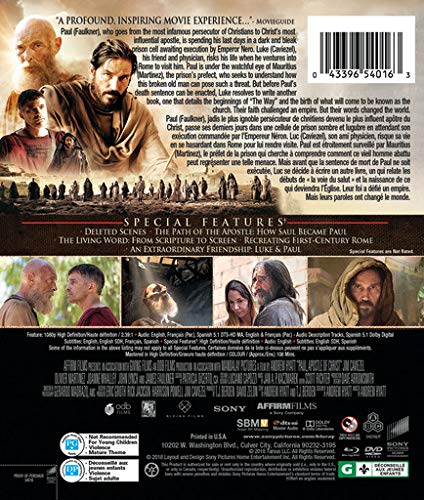 Paul, Apostle of Christ [Blu-ray] (Bilingual)