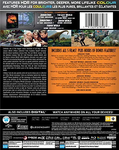 Jurassic World 5-Movie Collection [Limited Edition Steelbook] - 4K/Blu-Ray