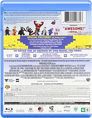 The LEGO Movie 3D - Blu-ray 3D/Blu-Ray (Used)