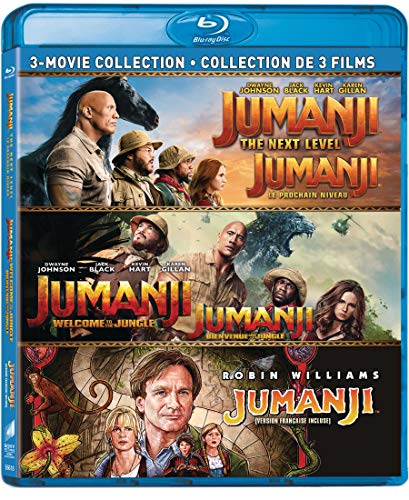 Jumanji (1995) + Jumanji: The Next Level + Jumanji: Welcome to the Jungle - Blu-Ray (Used)