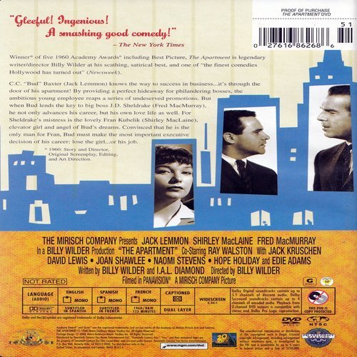 The Apartment - DVD (Used)