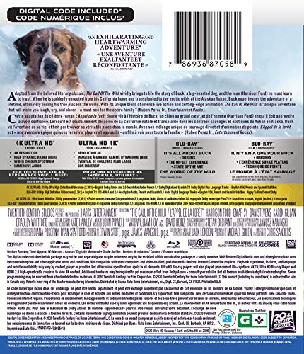 The Call of the Wild - 4K/Blu-Ray