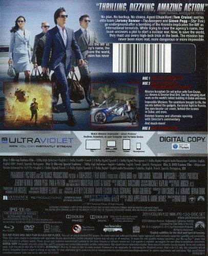Mission Impossible: Ghost Protocol - Blu-Ray (Used)