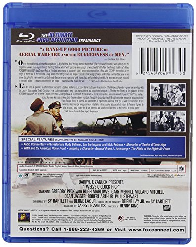 Twelve O'Clock High Blu Ray [Blu-ray]