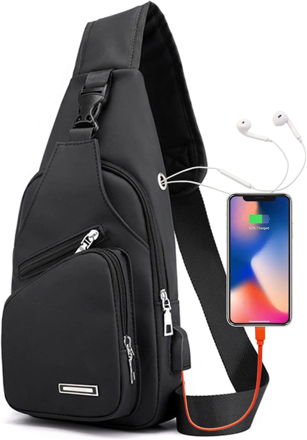 Waterproof Sling Bag – Crossbody Backpack for Men & Women, Hiking Daypack, Chest Bag