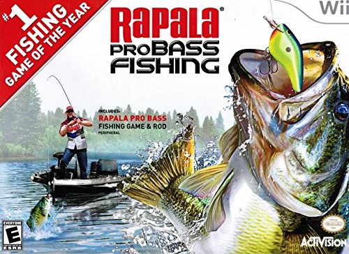 RAPALA PRO BASS FISHING AVEC CANNE À PÊCHE (Wii)