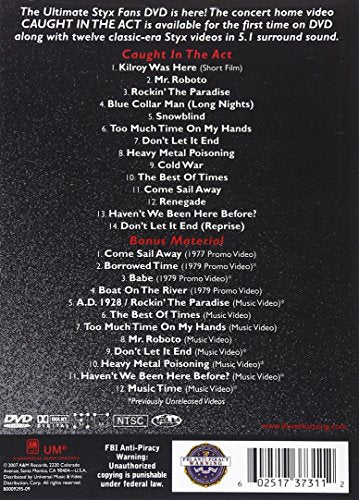 Styx / Caught In The Act: Live 1983 - DVD