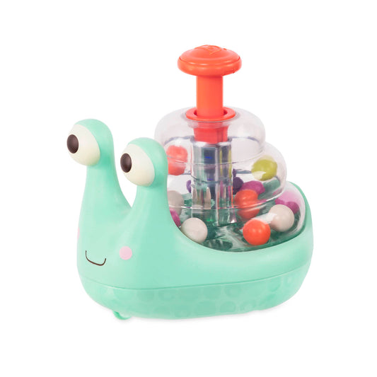 B. toys – Light Up Snail Ball PopperBaby Toy with Glowing Effects & Easy– Grip Handle – Interactive Educational Toy for Motor Skills Development – Colorful Baby Toys for 10+ Months 🍁 All In One Marketplace Canada