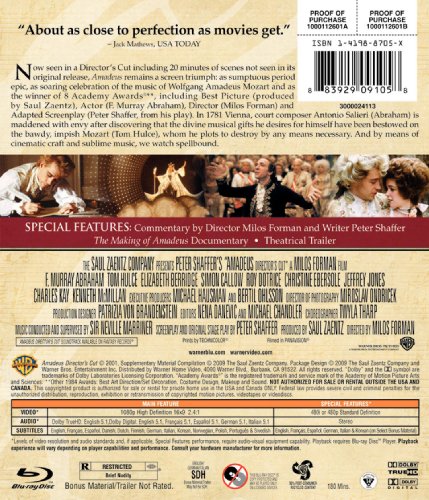 Amadeus: Director's Cut [Blu-ray]