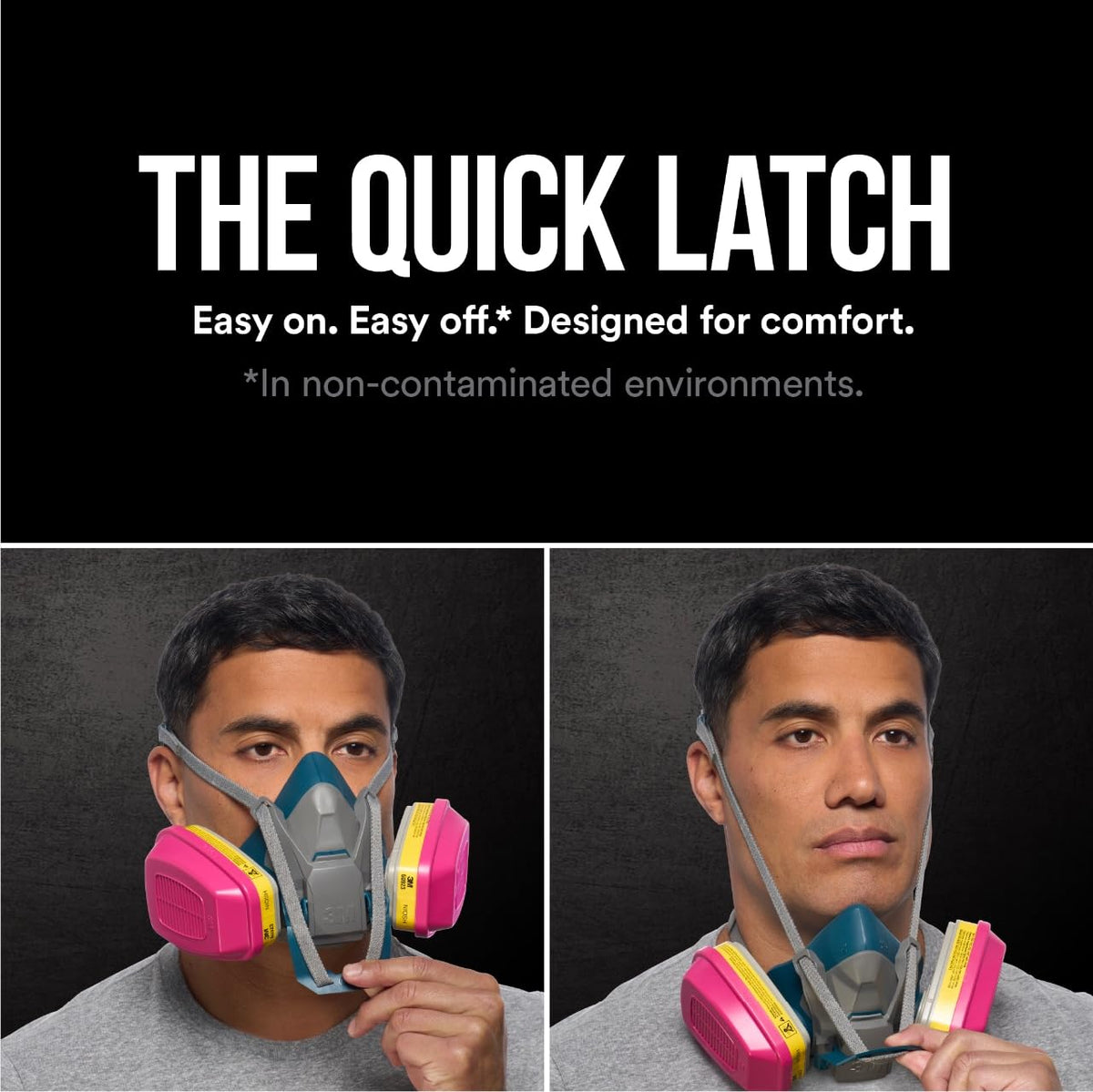 3M Pro Quick Latch Half Facepiece Reusable Respirator All-in-One Kit, Multi-purpose, M (1 Mask and 1-pair Cartridges) 🍁 All In One Marketplace Canada