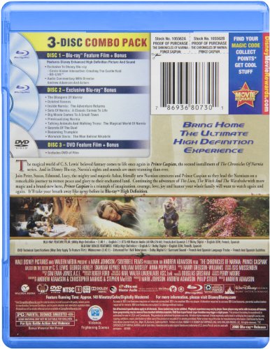 Les Chroniques de Narnia : Le Prince Caspian [Blu-ray] (Bilingue)