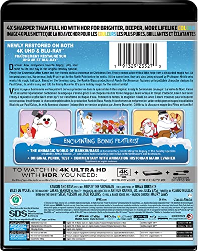 Frosty the Snowman - 4K/Blu-Ray