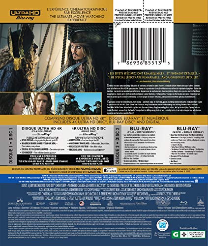 Pirates Of The Caribbean / Dead Men Tell No Tales - 4K (Used)