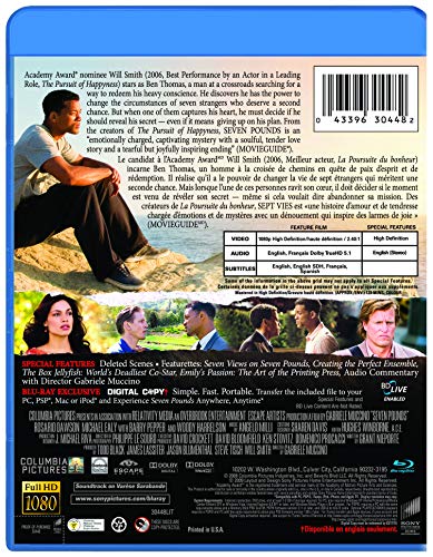 Seven Pounds (Bilingual) - Blu-Ray