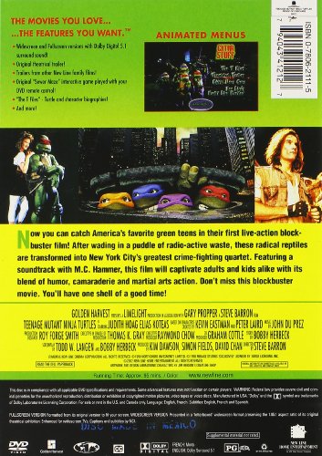 Teenage Mutant Ninja Turtles : The Original Movie - DVD