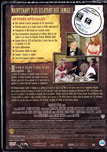 Le Shérif est en Prison - Blazing Saddles (English/French) 1974 (Widescreen) Régie au Québec (Cover Bilingue)
