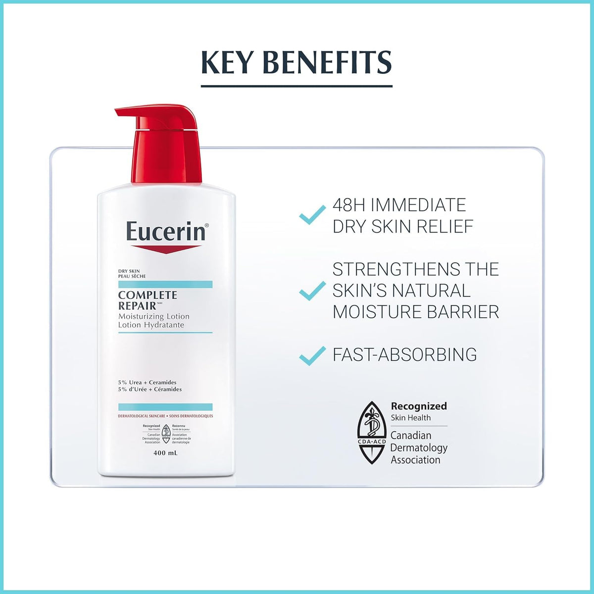EUCERIN Complete Repair Moisturizing Lotion 400ml 🍁 All In One Marketplace Canada