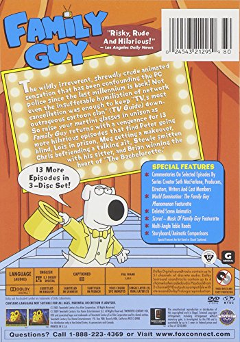 Family Guy: Volume Three (Season Four, Part 1) - DVD (Used)