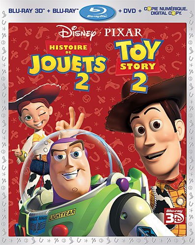 Histoire de Jouets 2 [Blu-ray 3D + Blu-ray + DVD + Digital Copy]