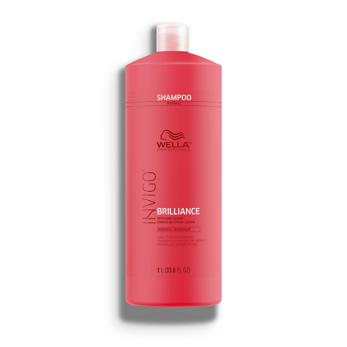 Wella Professionals Invigo Brilliance Shampoo for Fine/Normal Coloured-Treated Hair, Salon Shampoo, Hair Cleanser, Colour Safe, Daily Wash, Lime Caviar, Intense Colour Protection | 33.8 Fl Oz | 1L 🍁 All In One Marketplace Canada