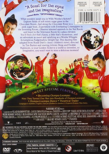 Charlie And The Chocolate Factory (Full-Screen Edition) - DVD (Used)