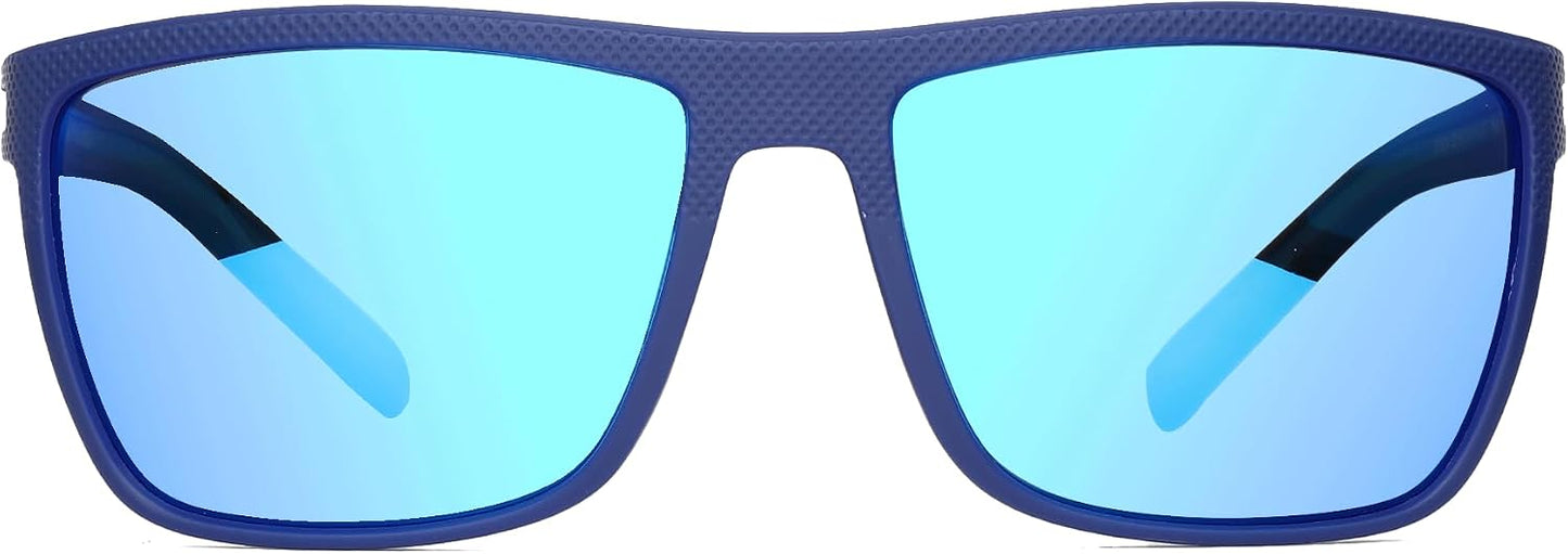 ZENOTTIC Polarized Sunglasses for Men – Lightweight TR90 Frame, UV400, Square