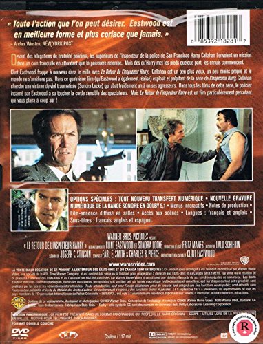 Le Retour De L'Inspecteur Harry - DVD