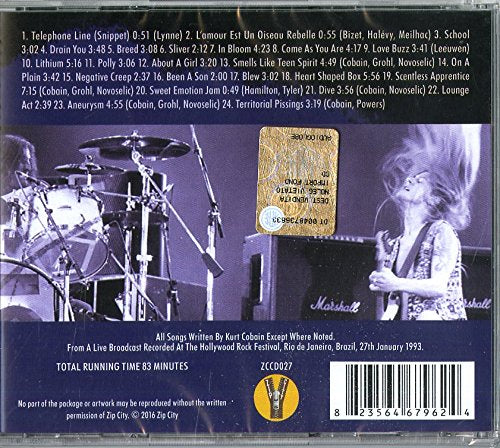 Nirvana / Hollywood Rock Festival 1993 - CD