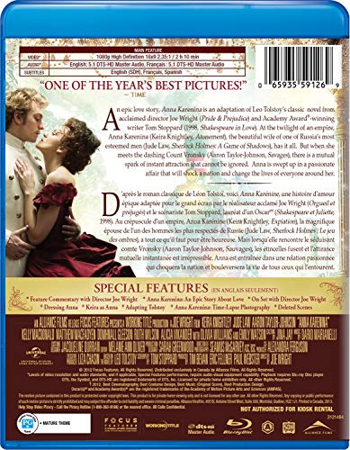 Anna Karénine - Blu-Ray/DVD (Occasion)