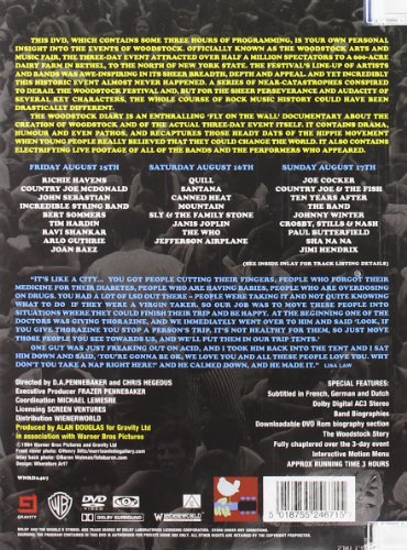 Woodstock Diary 1969 - Friday Saturday Sunday