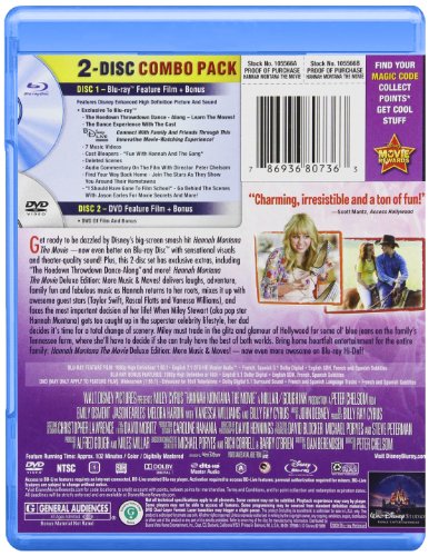 Hannah Montana, le film (Bilingue) / Blu-ray/DVD